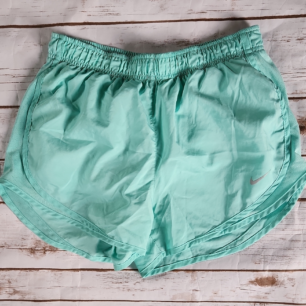 Nike Women's Light Blue Athletic Shorts